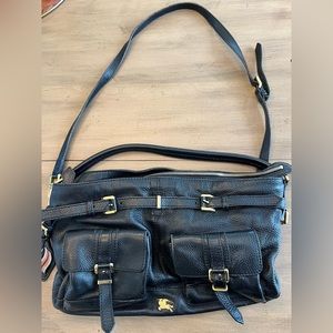 Authentic Burberry Leather Shoulder Bag